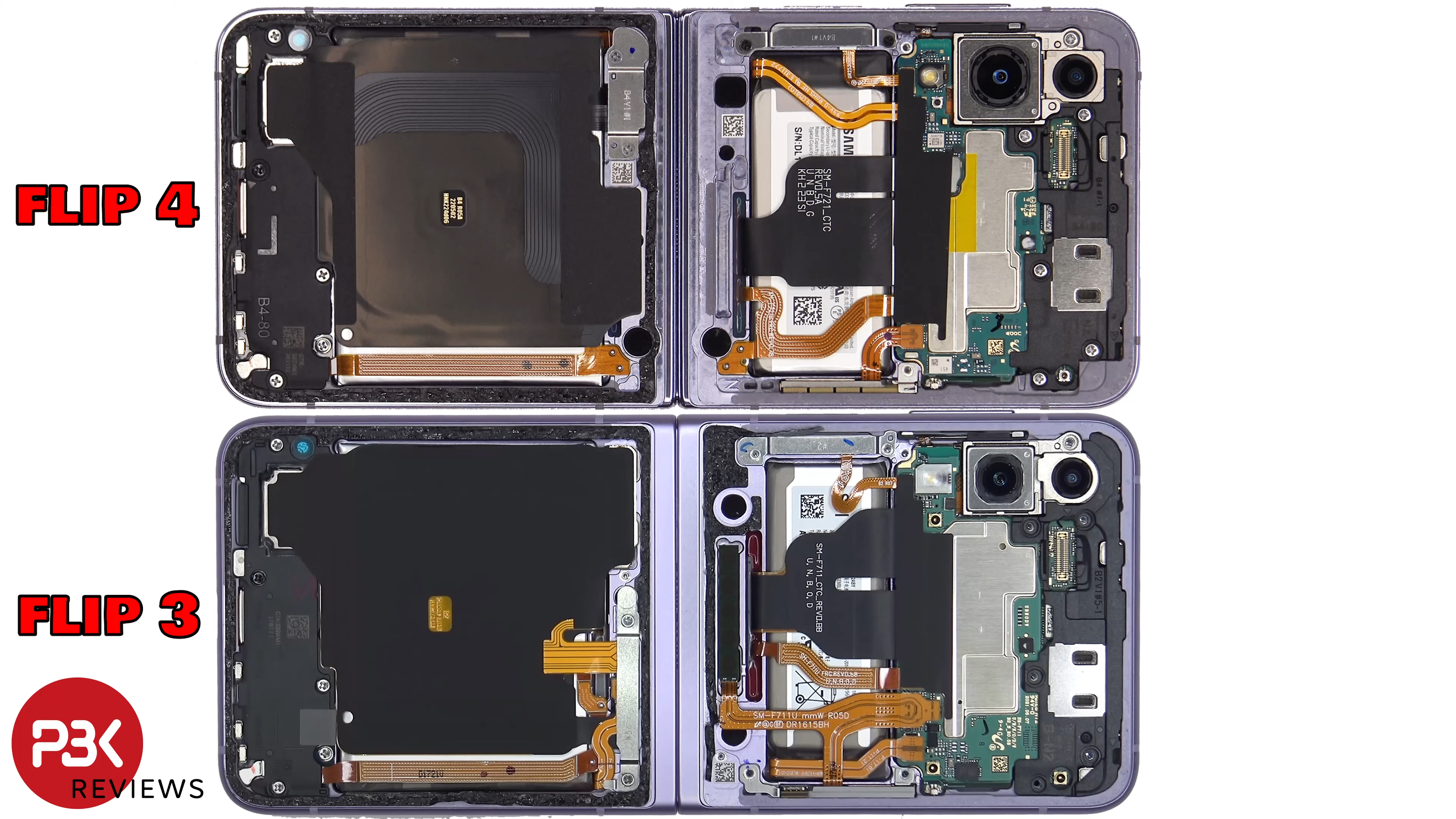 Samsung Galaxy Z Flip 4 Disassembly Teardown Repair Video Review 1-55 screenshot