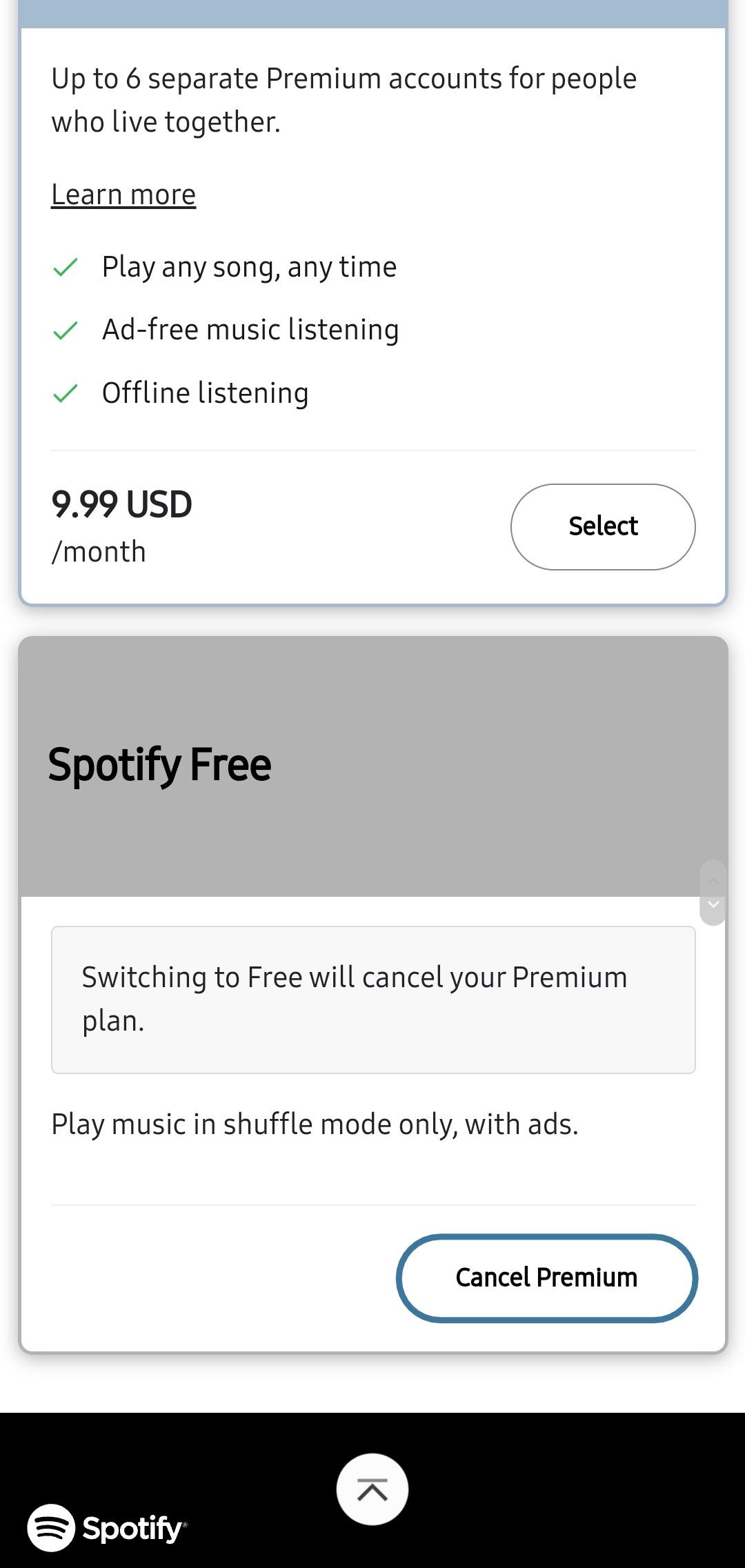 How to cancel your Spotify account