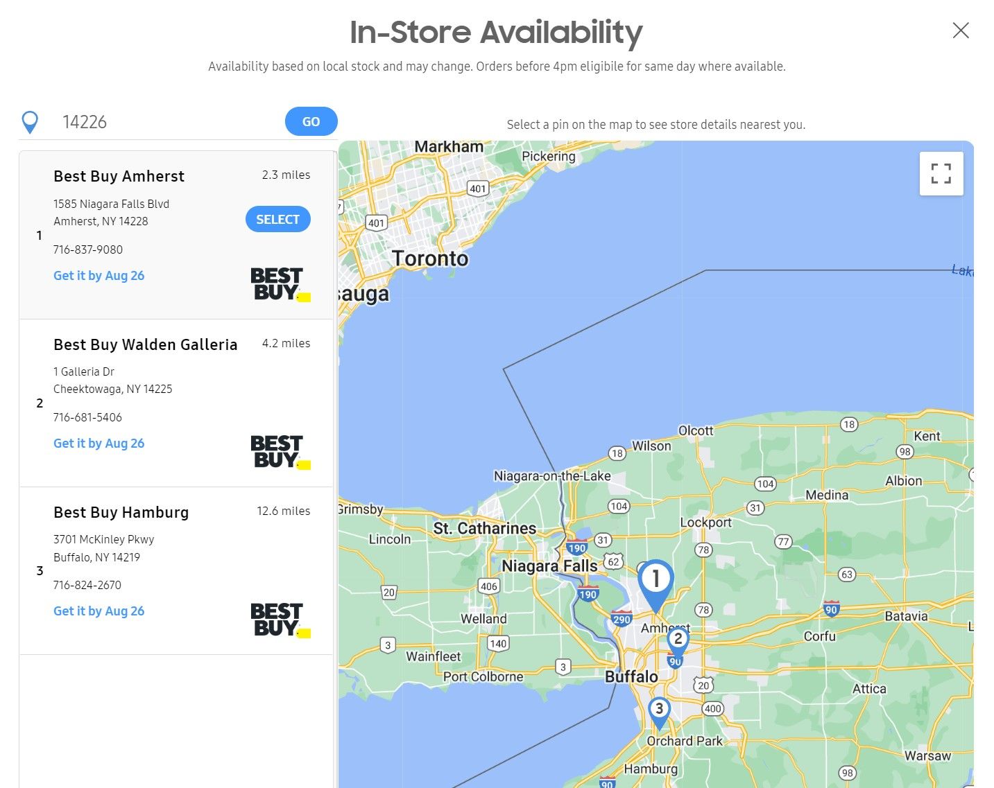 Samsung's Lack Of Retail Locations Won't Stop You From Picking Up Your 