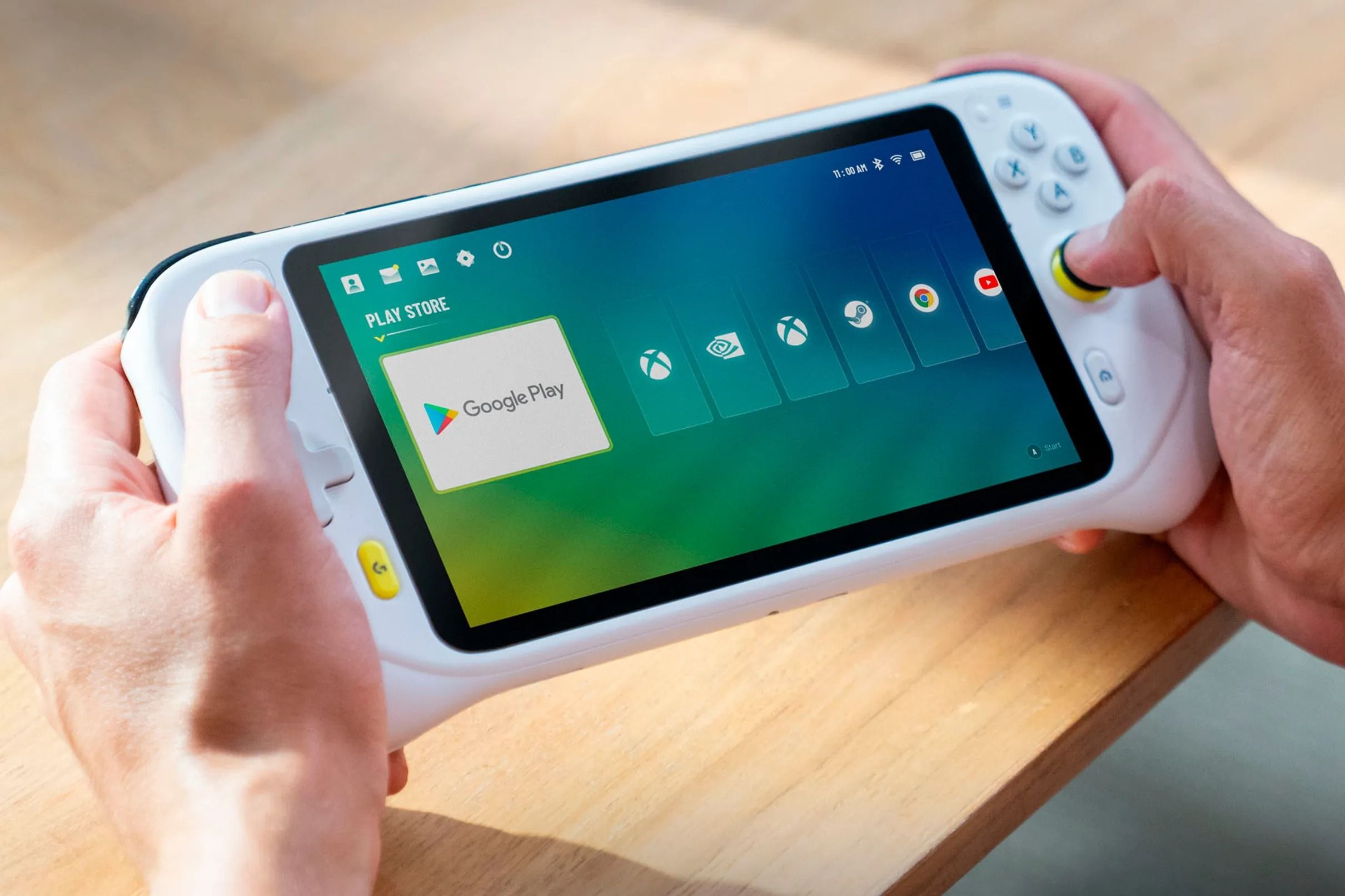 Logitech's leaked cloud gaming handheld supports Android games