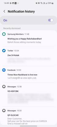 How To Check Your Notification History On Your Android Phone
