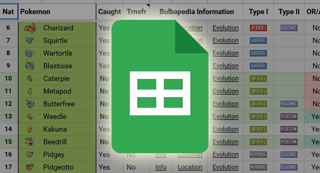 The Google Sheets logo with a spreadsheet in the background