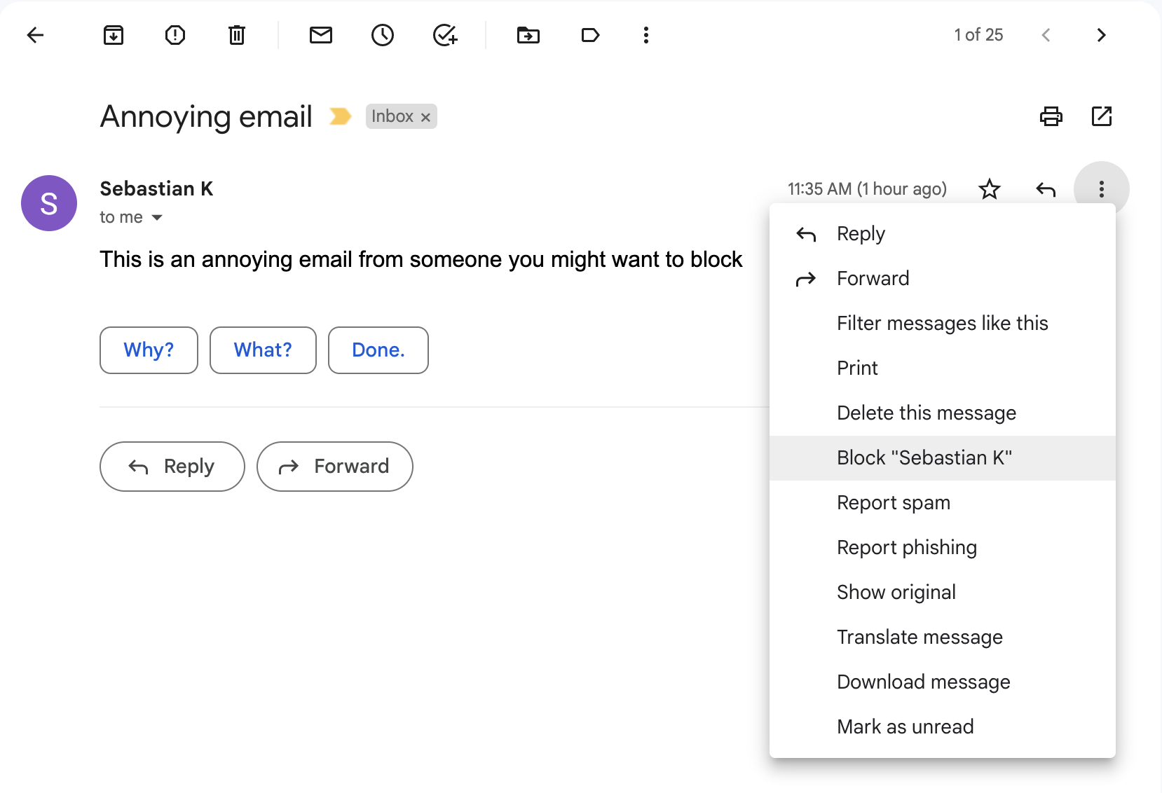 Gmail block 4
