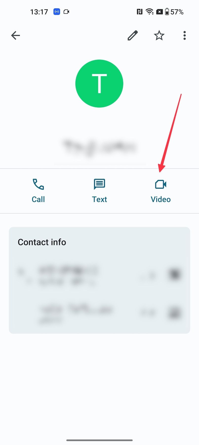 Botão de chamada de vídeo funcionando no Android