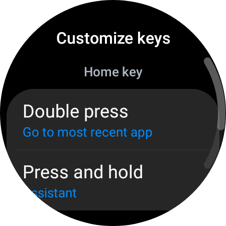 Customize Keys Home Key