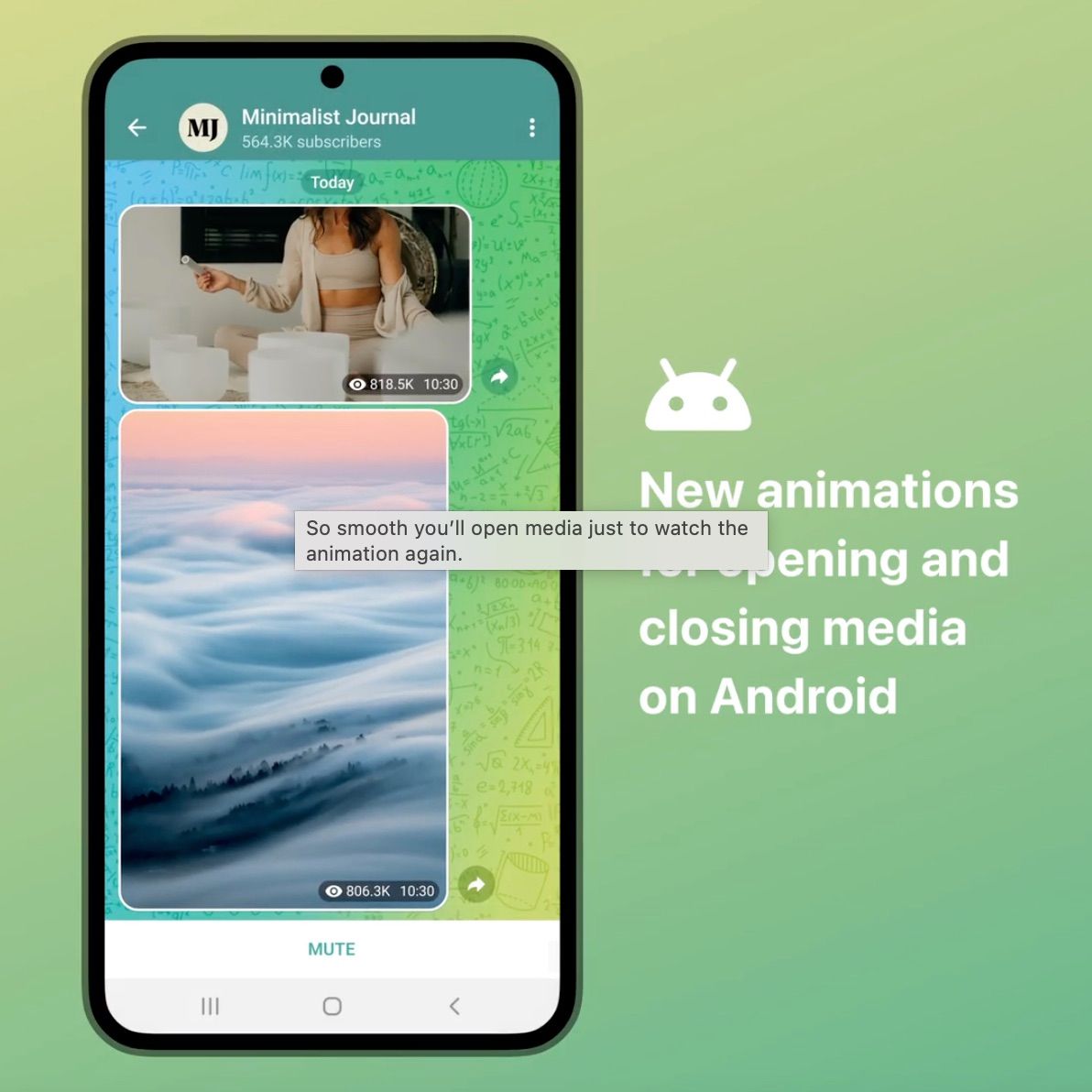 Telegram 9 New Animations Android
