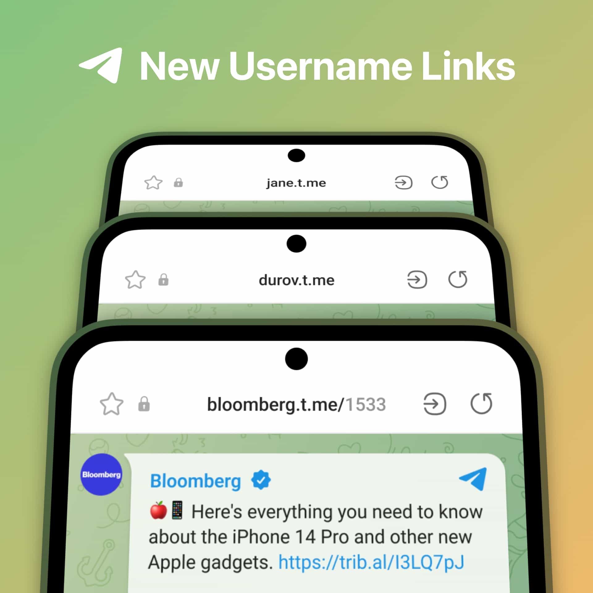 Telegram 9 Username Links