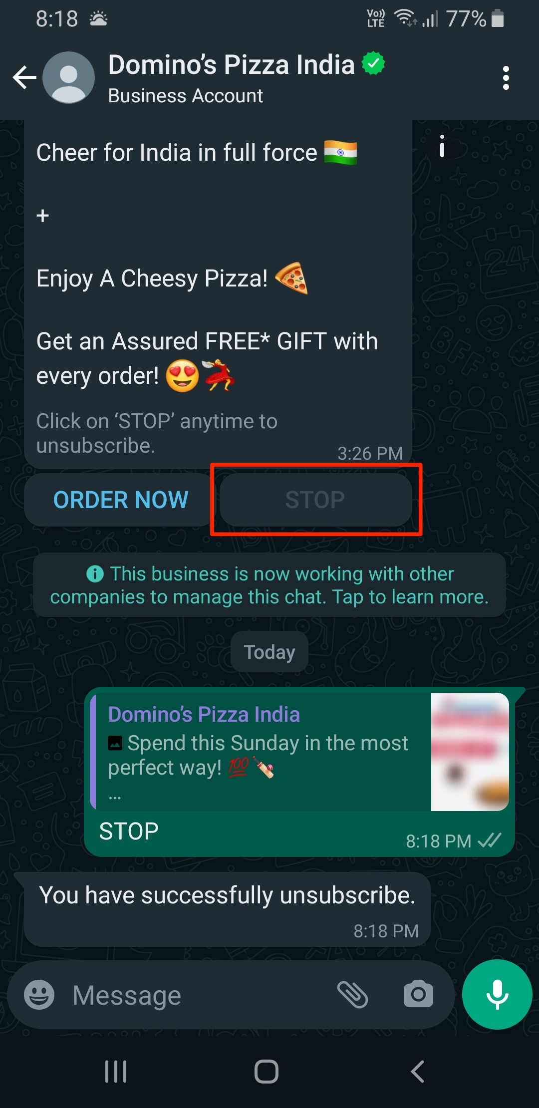 WhatsApp spam screenshots 8