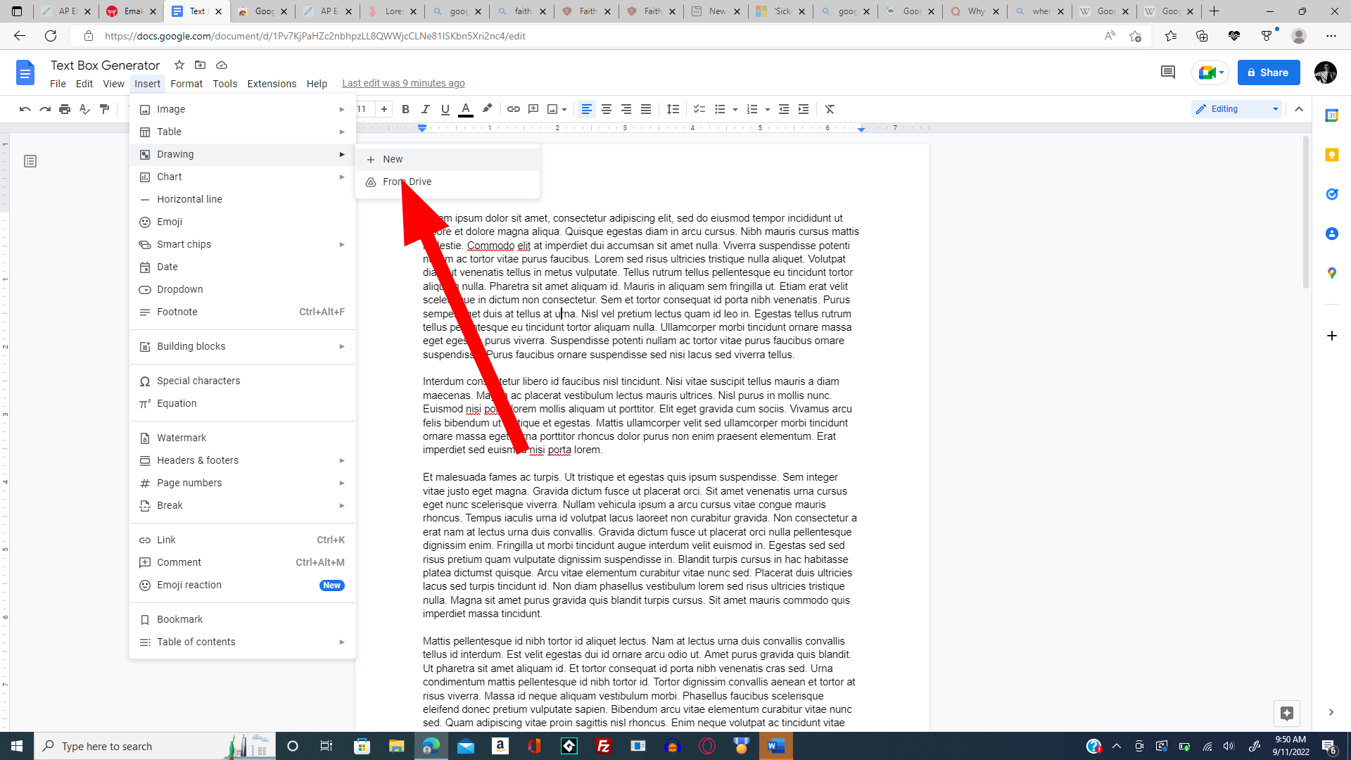 How To Put Text Box In Google Docs