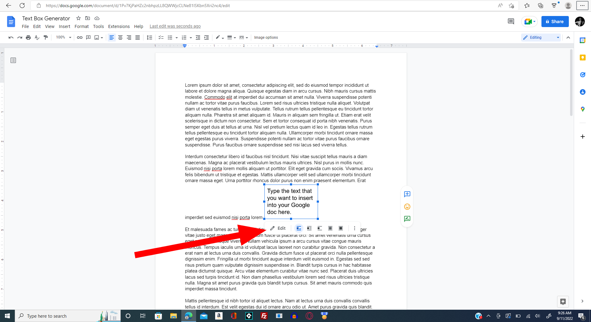 Google Docs: How to highlight important details by creating a text box