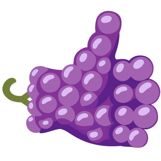 emoji-kitchen-thumbs-up-grapes