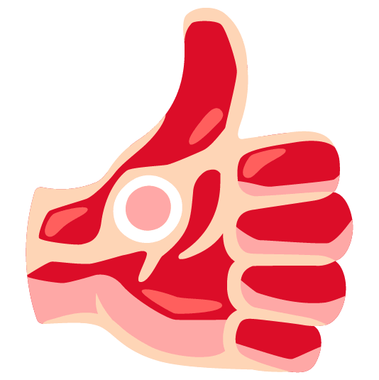 emoji-kitchen-thumbs-up-meat