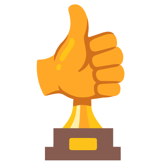 emoji-kitchen-thumbs-up-trophy