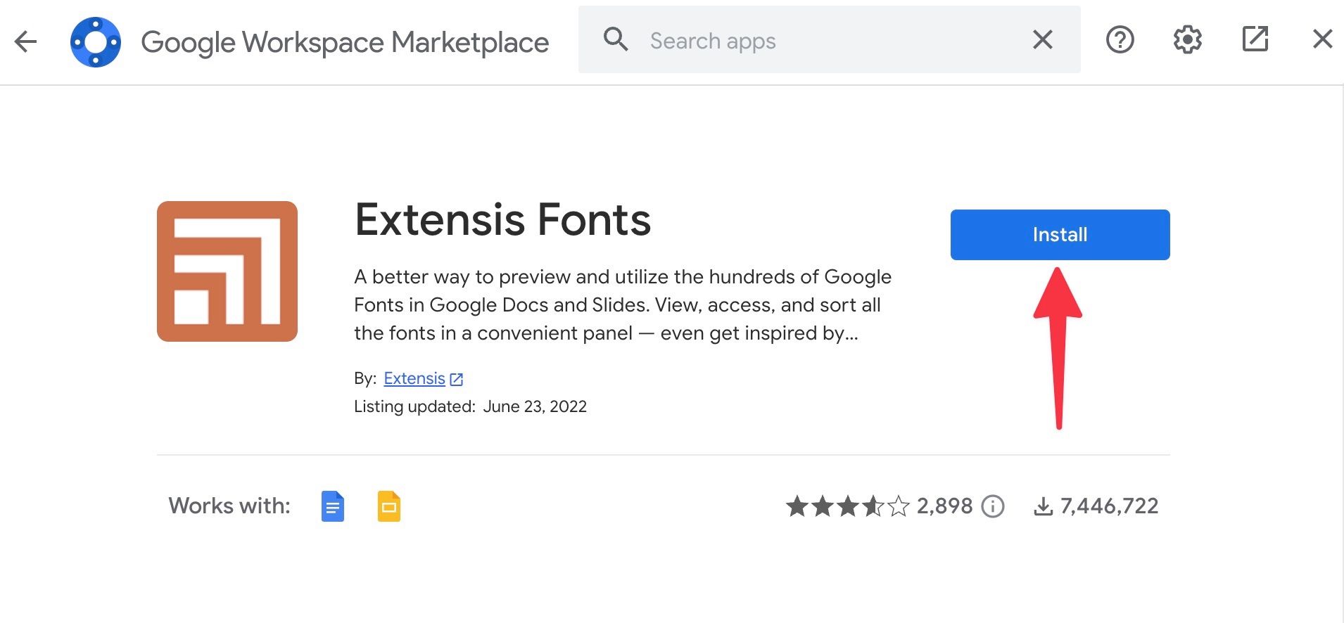 fonts-extension