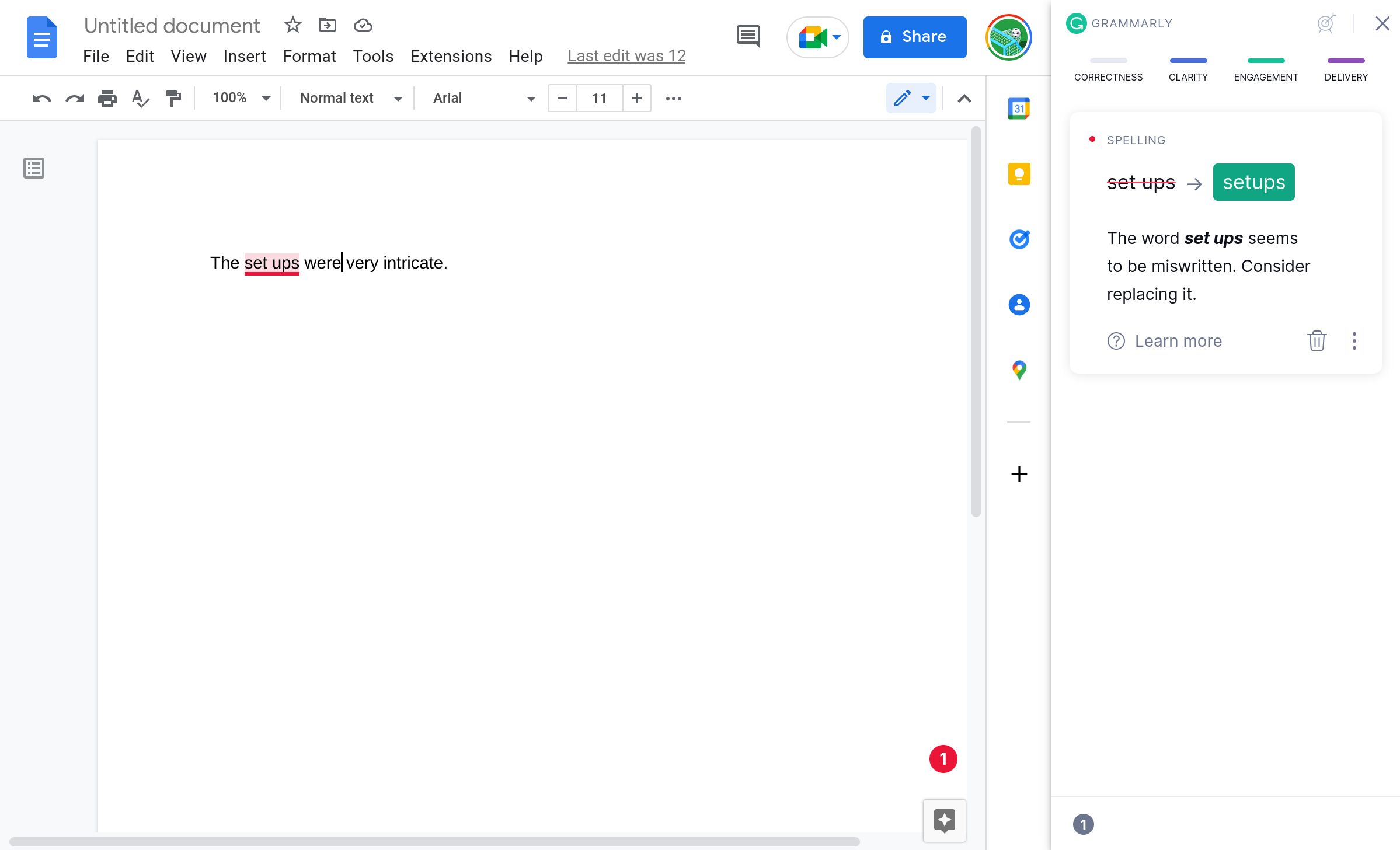 grammarly for google docs