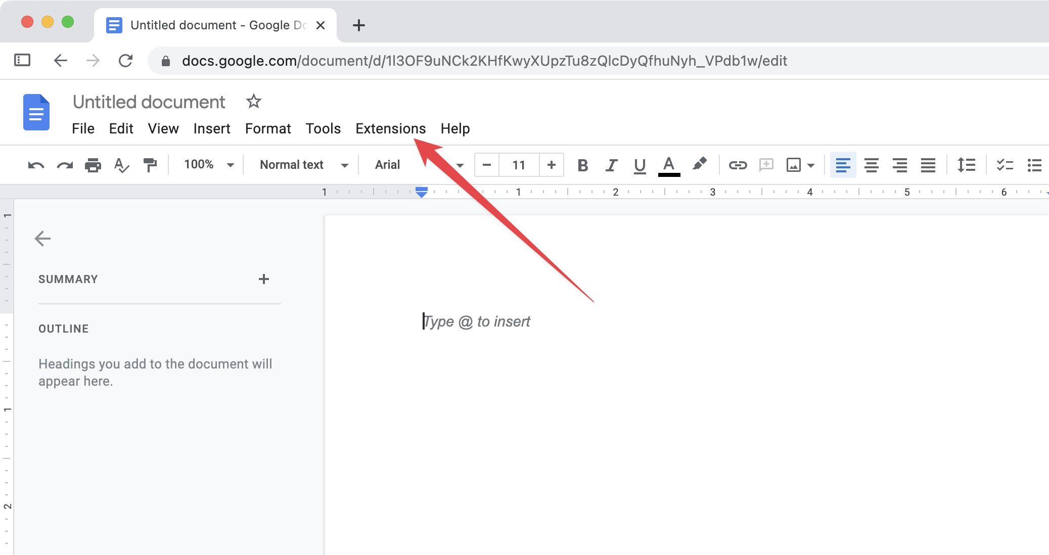 install the Sorted Paragraphs add-on in Google Docs 1