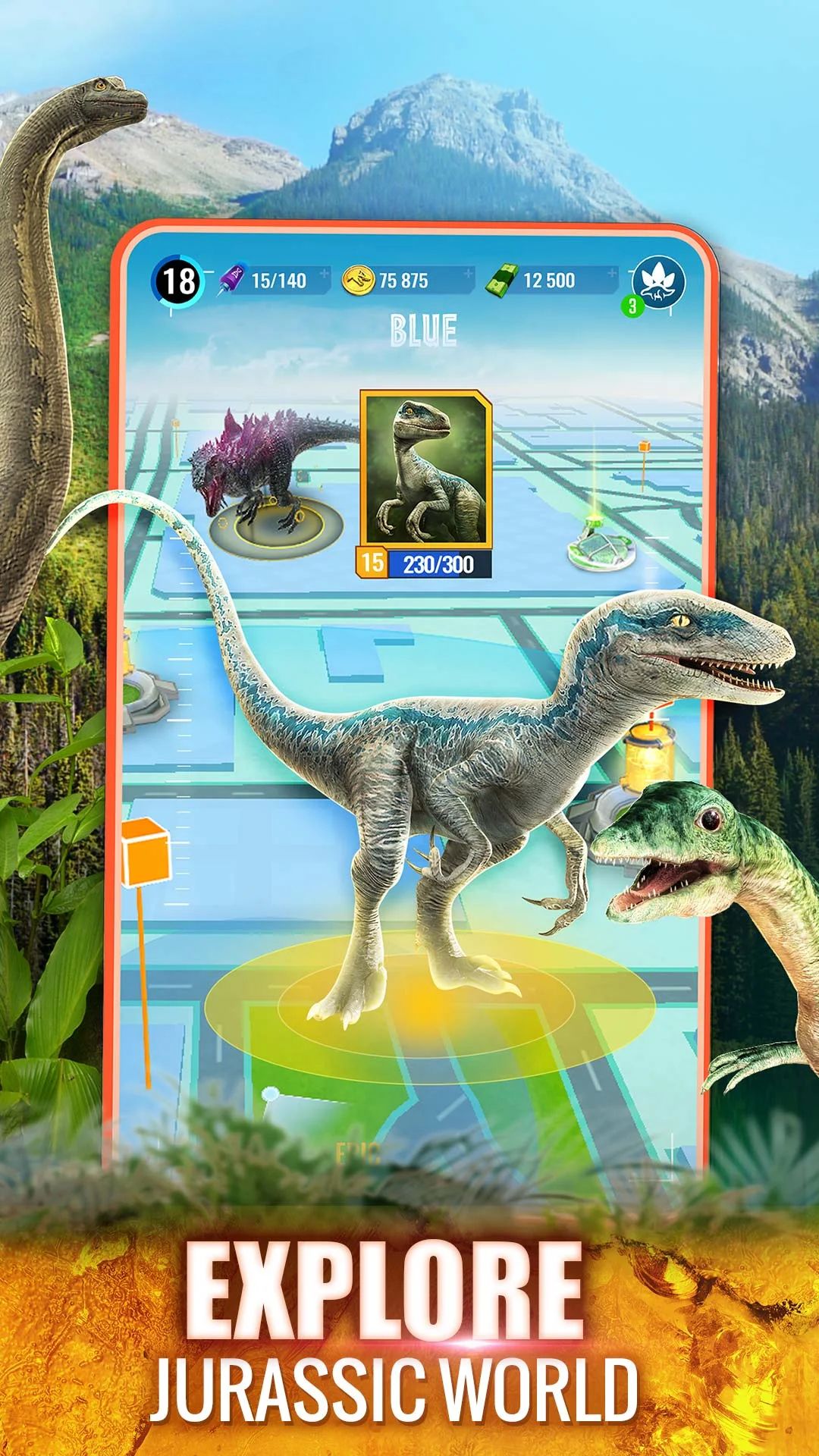 Jurassic World Alive Explore