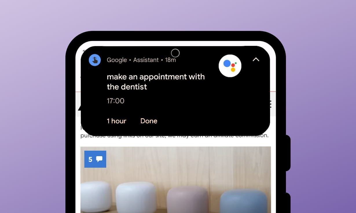 A design mockup showing what Google might do to the notification shade