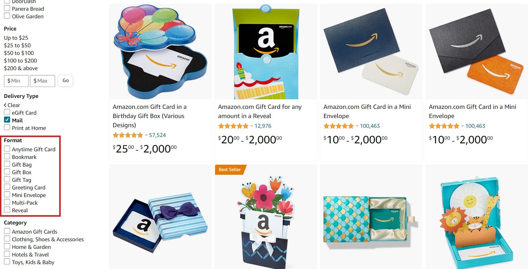 Does Amazon Have Physical Gift Cards at Jessica Duncan blog