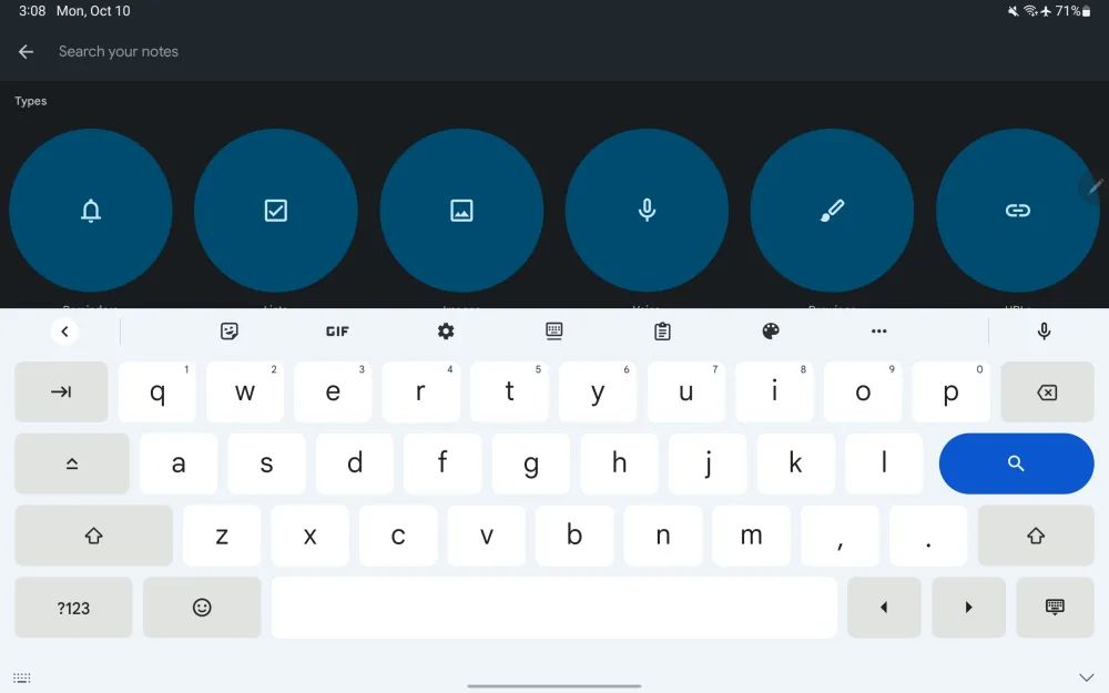 Gboard's latest beta borrows tablet layout cues from physical keyboards