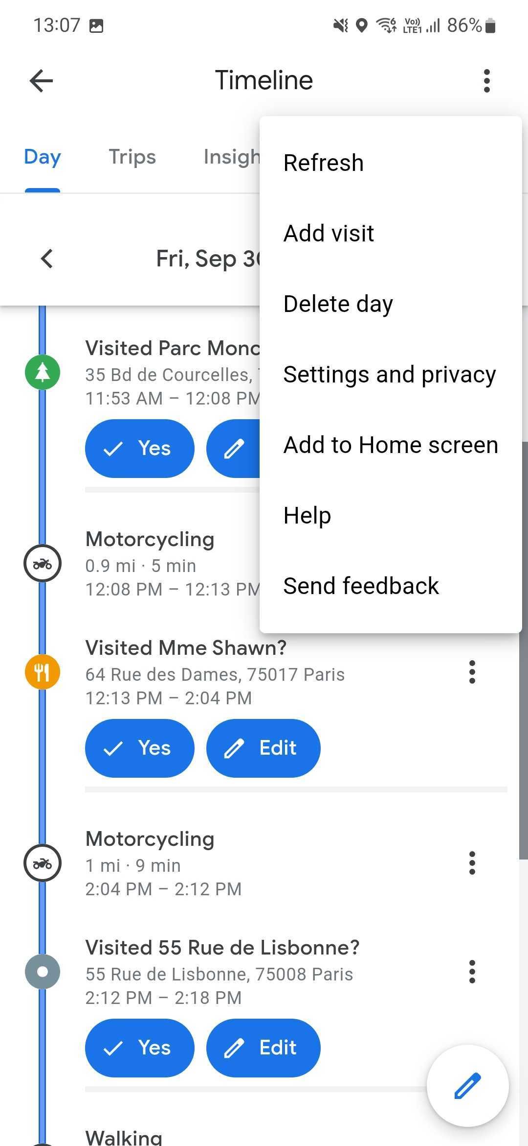 Google Maps: How To Delete Your History