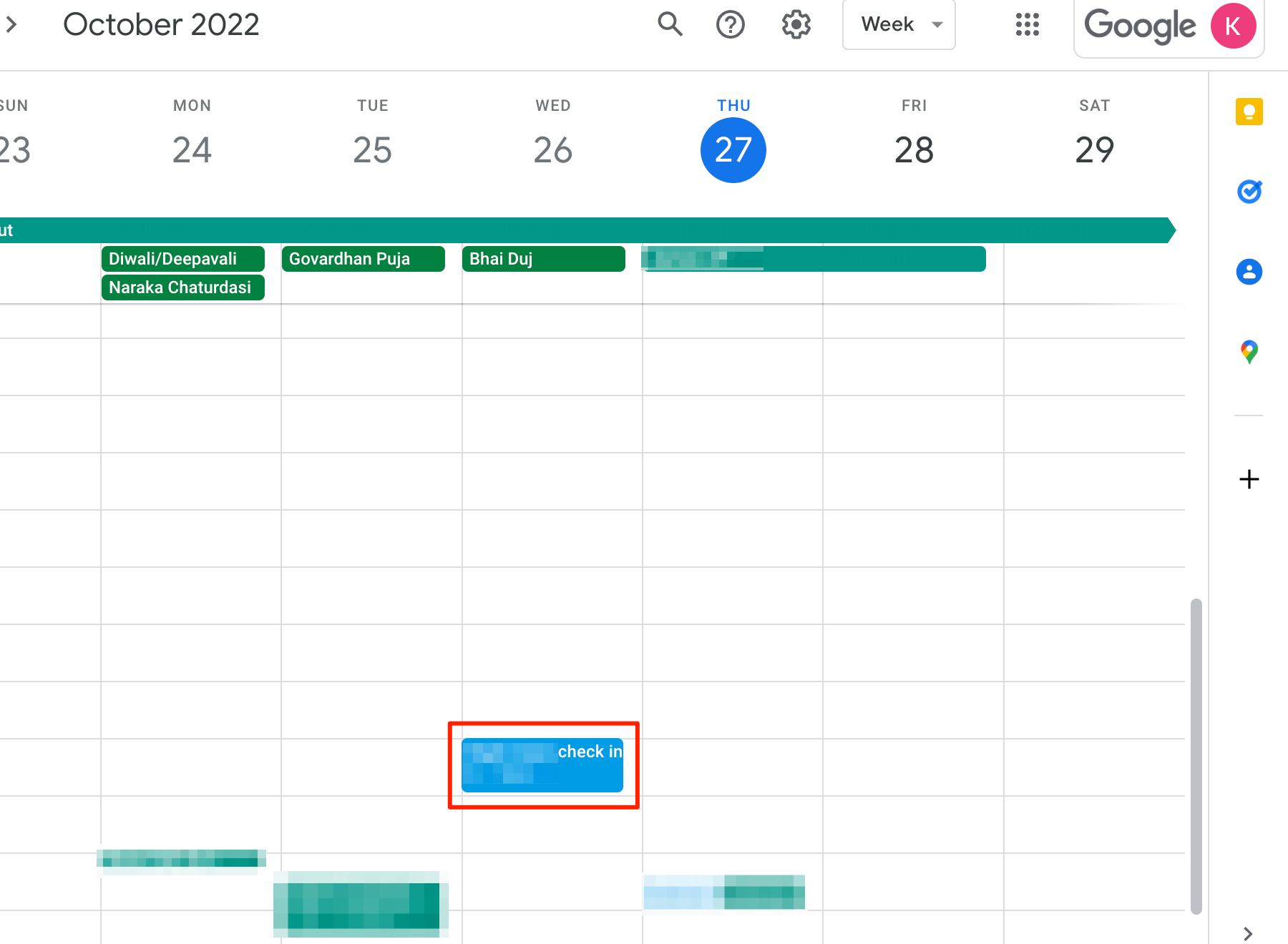 open google meet call details in calendar