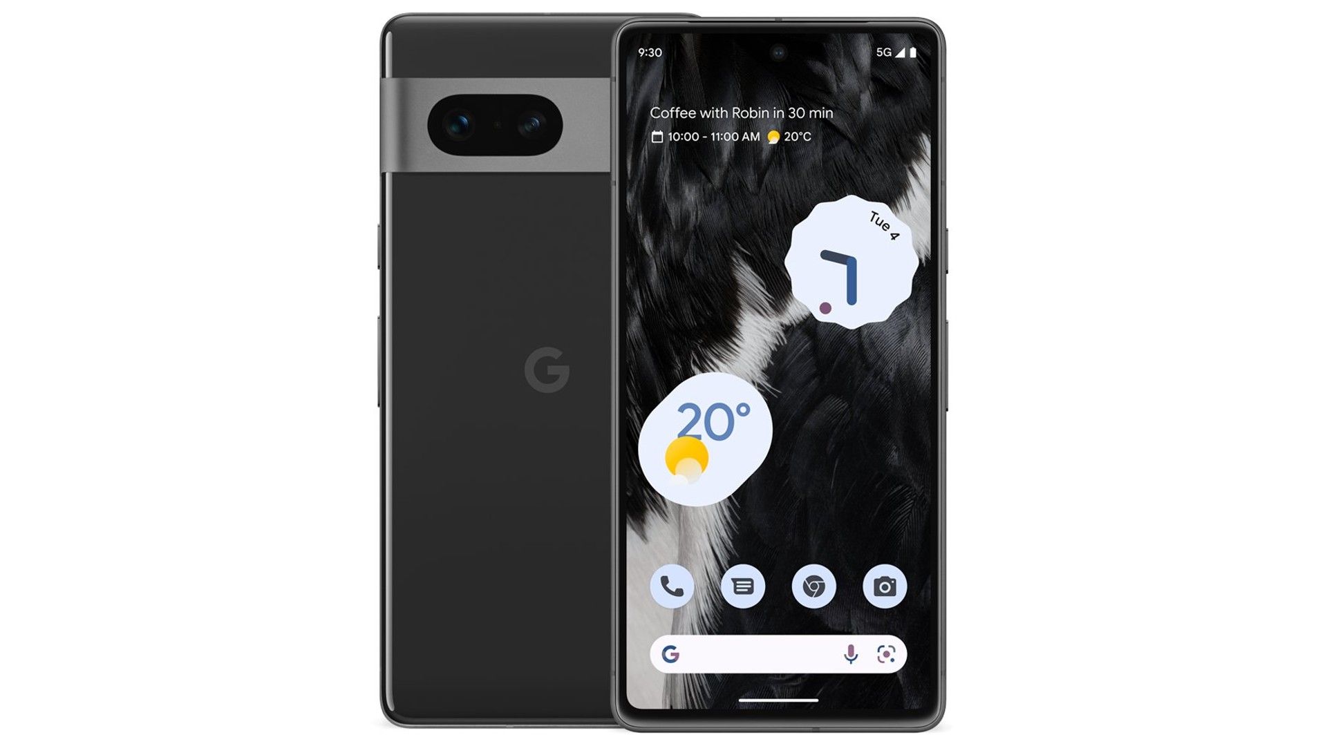 Google Pixel 7 in Obsidian
