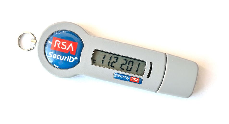 Fob kunci RSA SecurID