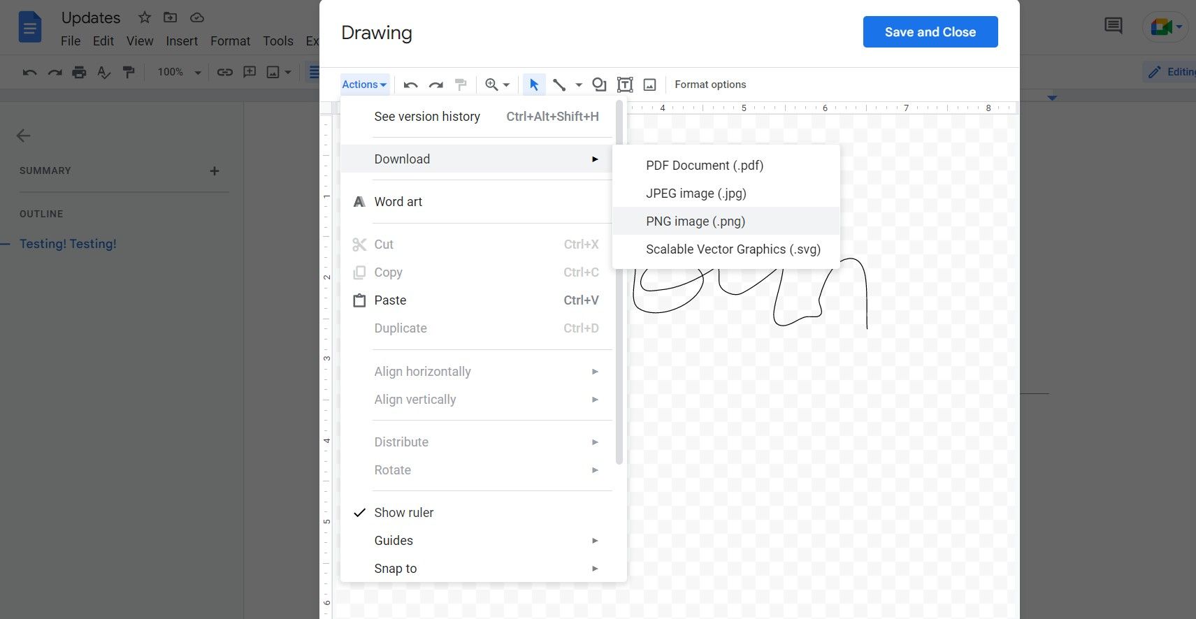 How to create and add your signature to a Google Doc
