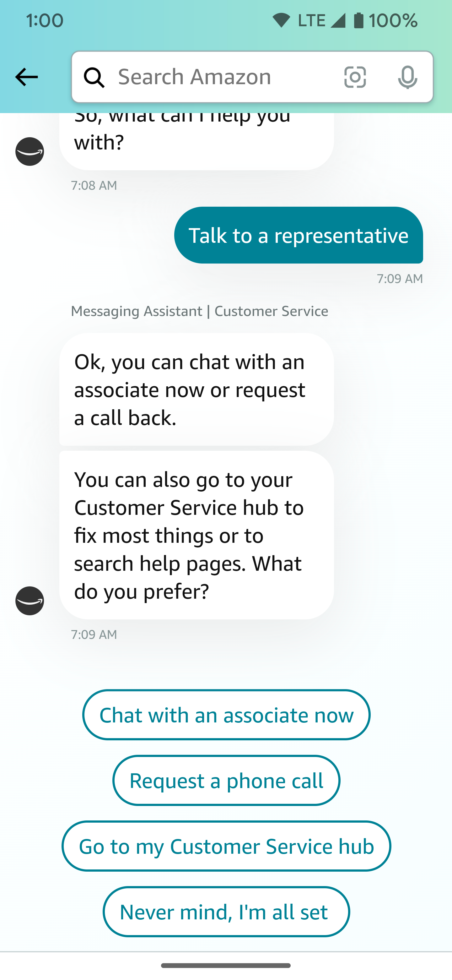 How to contact Amazon customer service by phone, email, or chat