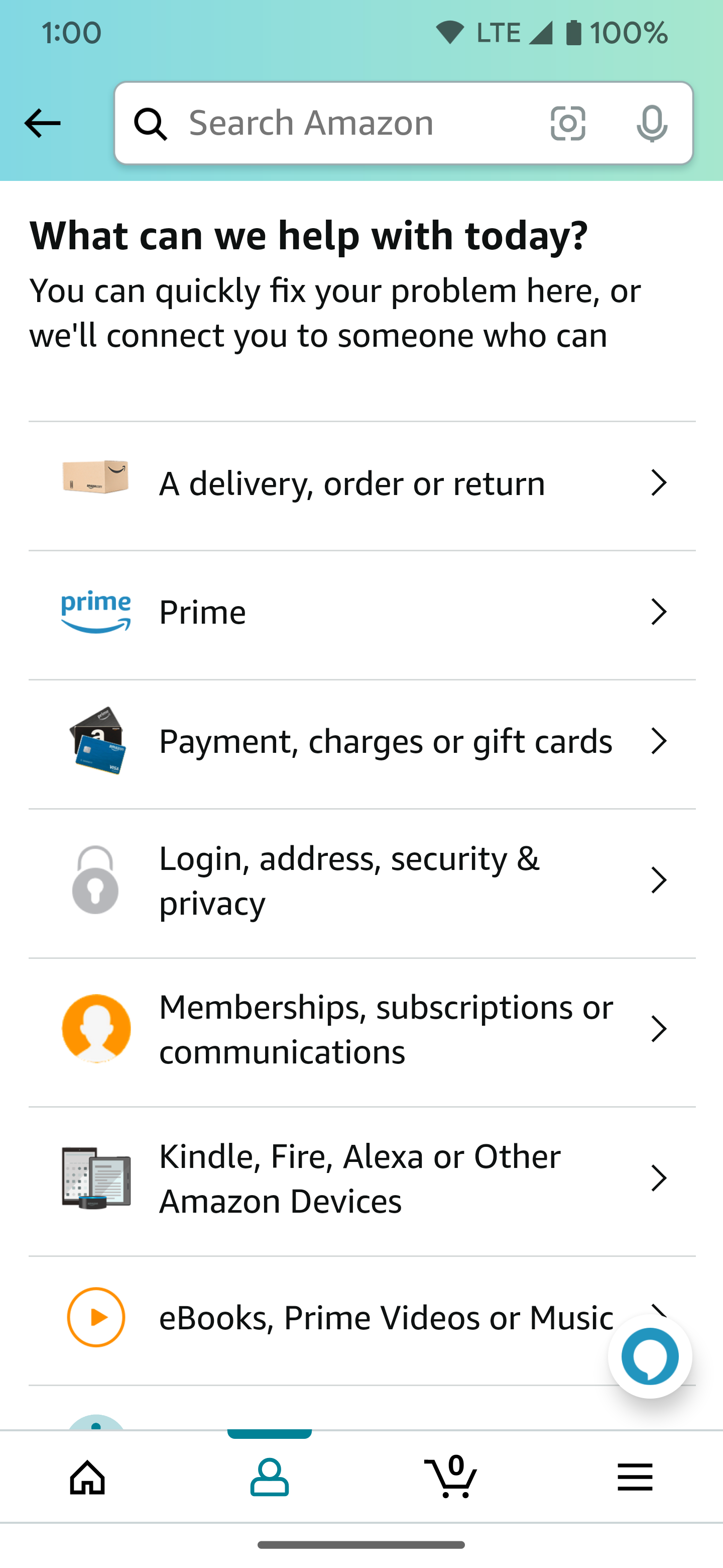 How to contact Amazon customer service by phone, email, or chat