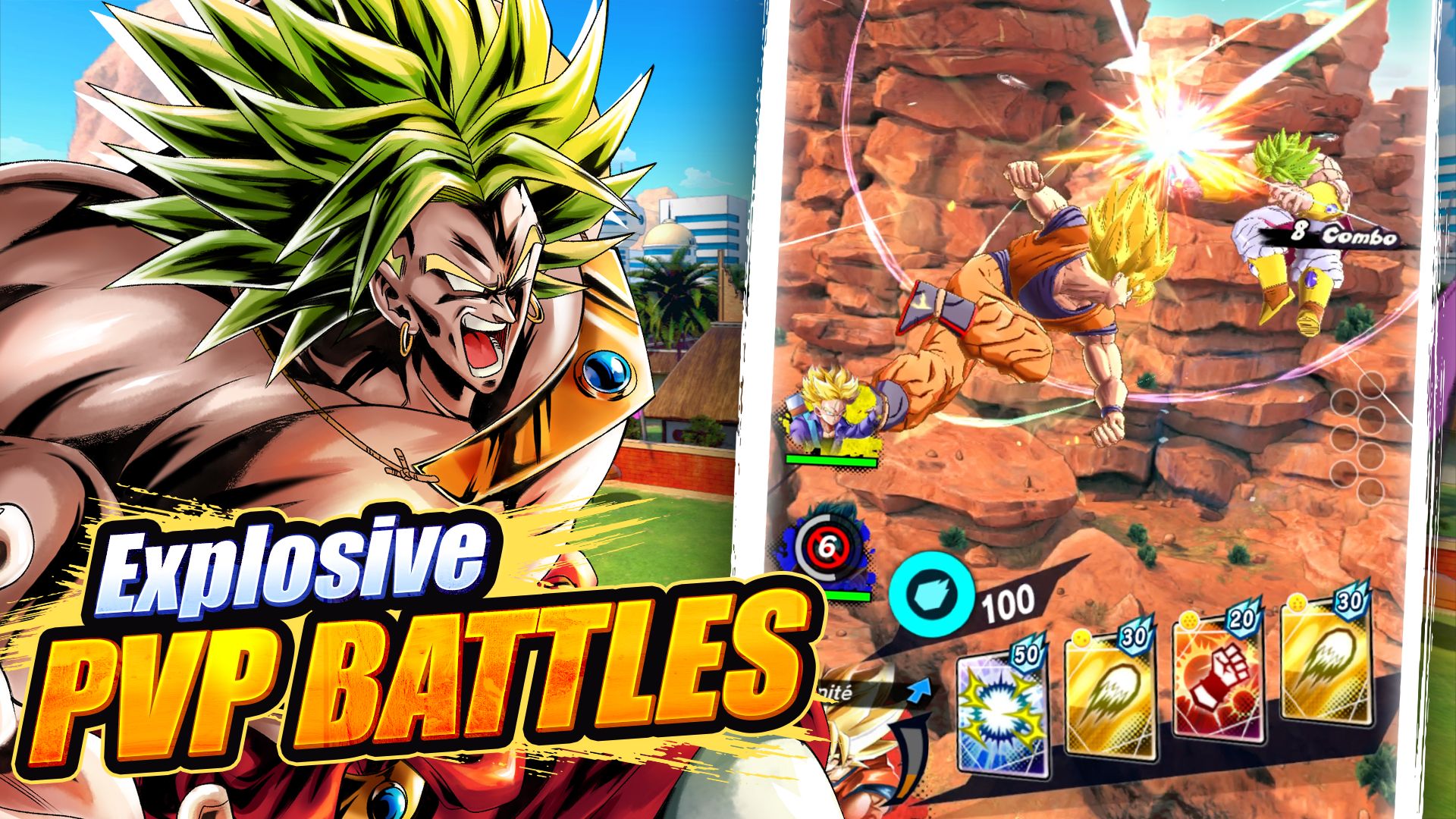 dragonball legends gameplay with character art