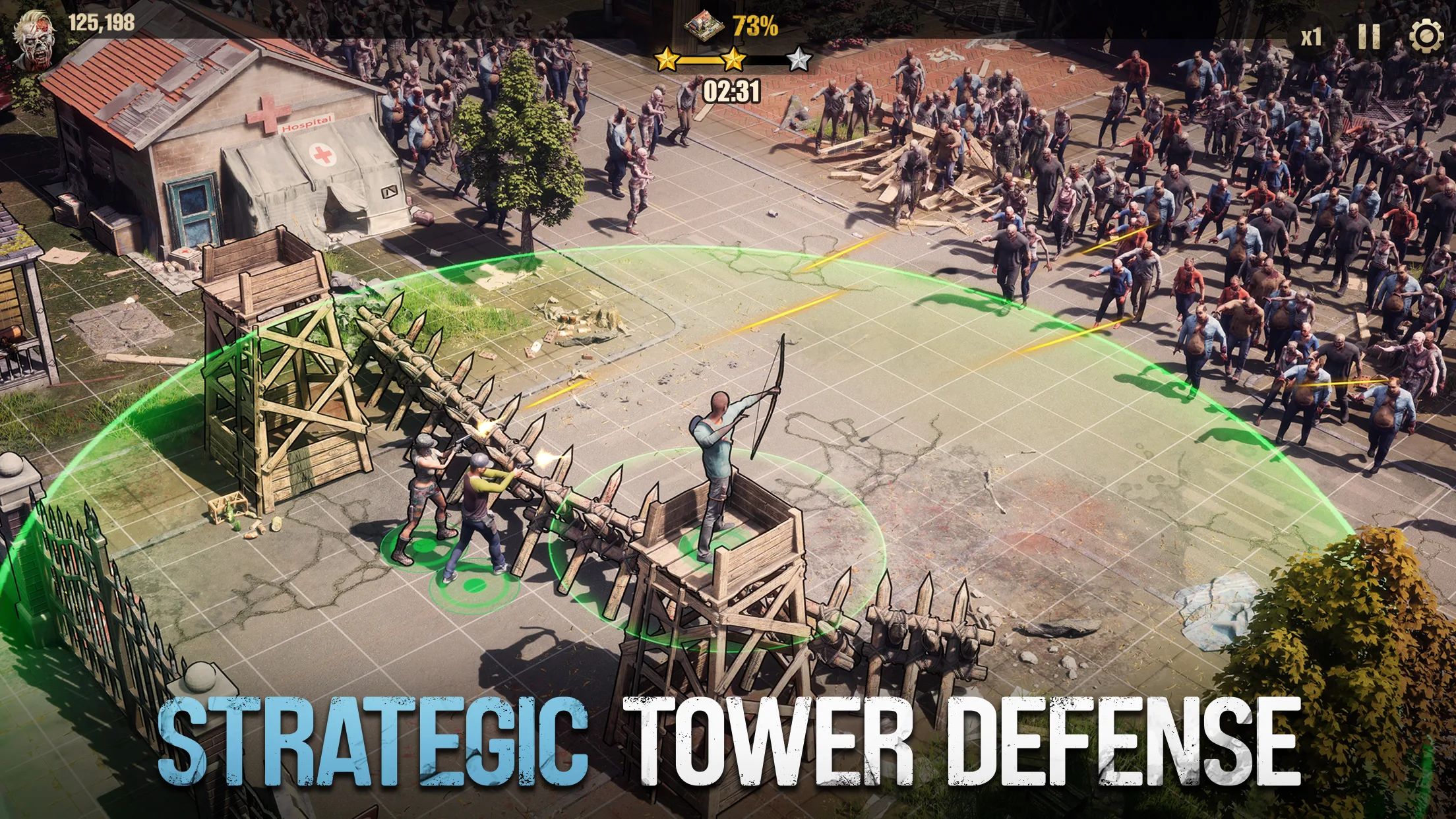 Best Zombie Game - Walking Dead - Survivor - Strategic - Tower - Defense