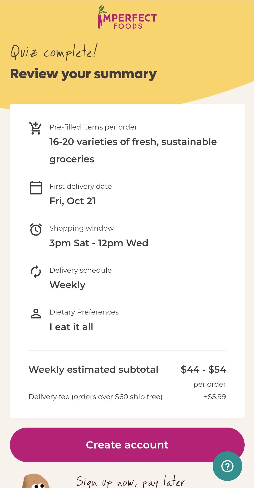 Imperfect Foods food waste app