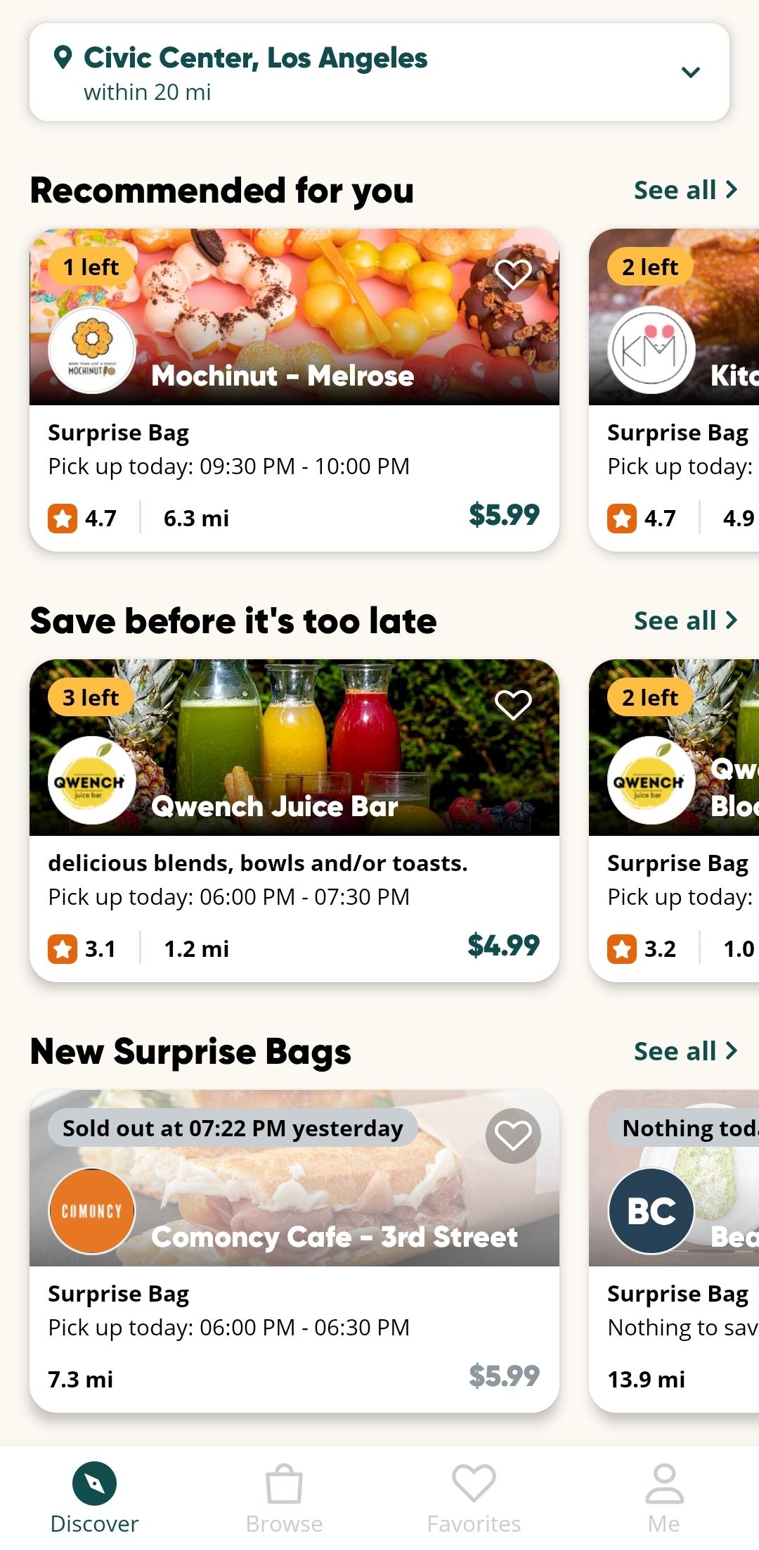 Too Good To Go food waste app