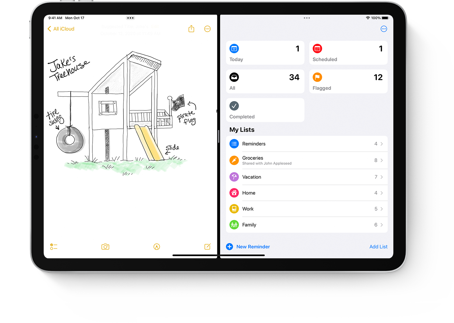 Multitasking using an iPad Pro with iOS 16