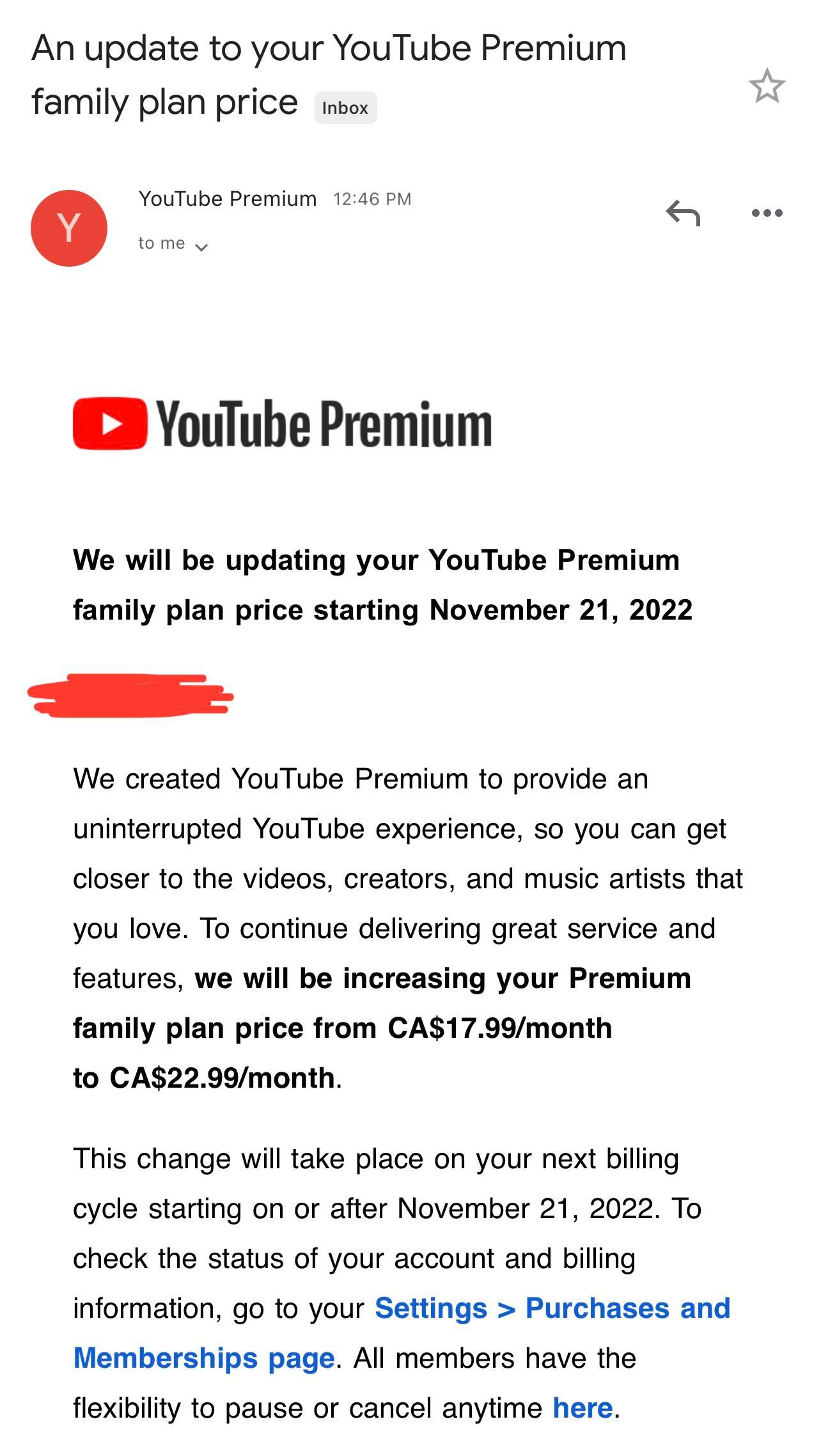 YouTube Premium Subscribers Just Got A Massive Surprise Price Hike