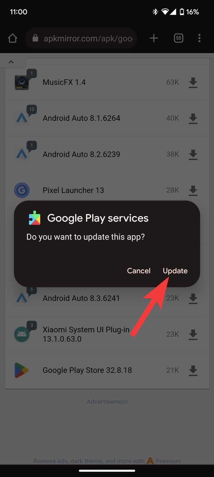 update-gooogle-play-services