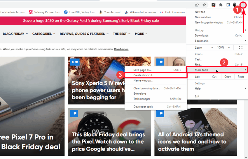 How to pin links to the Taskbar or Start Menu of every browser