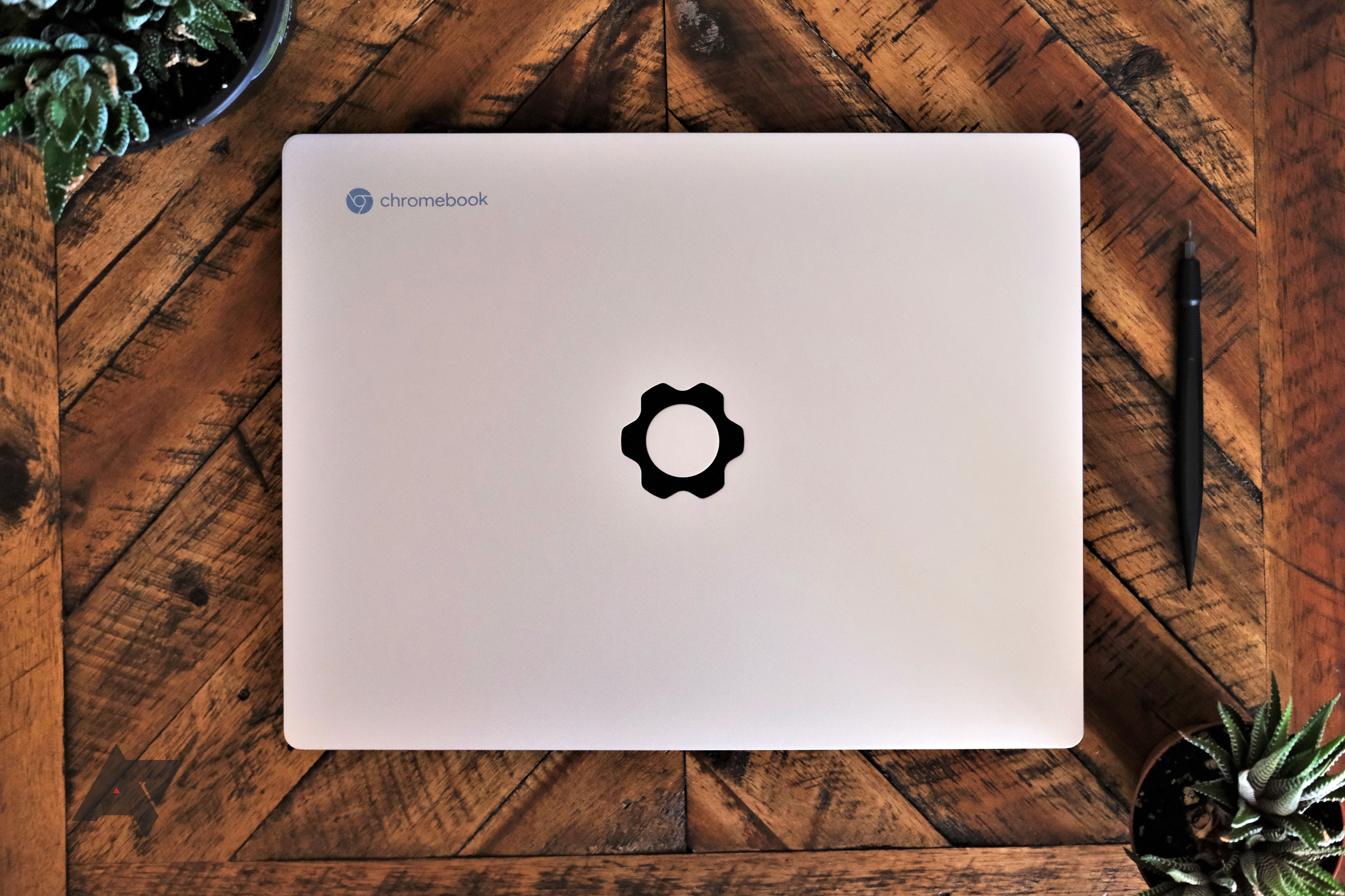 Framework Laptop Chromebook Edition review lid closed plants hex