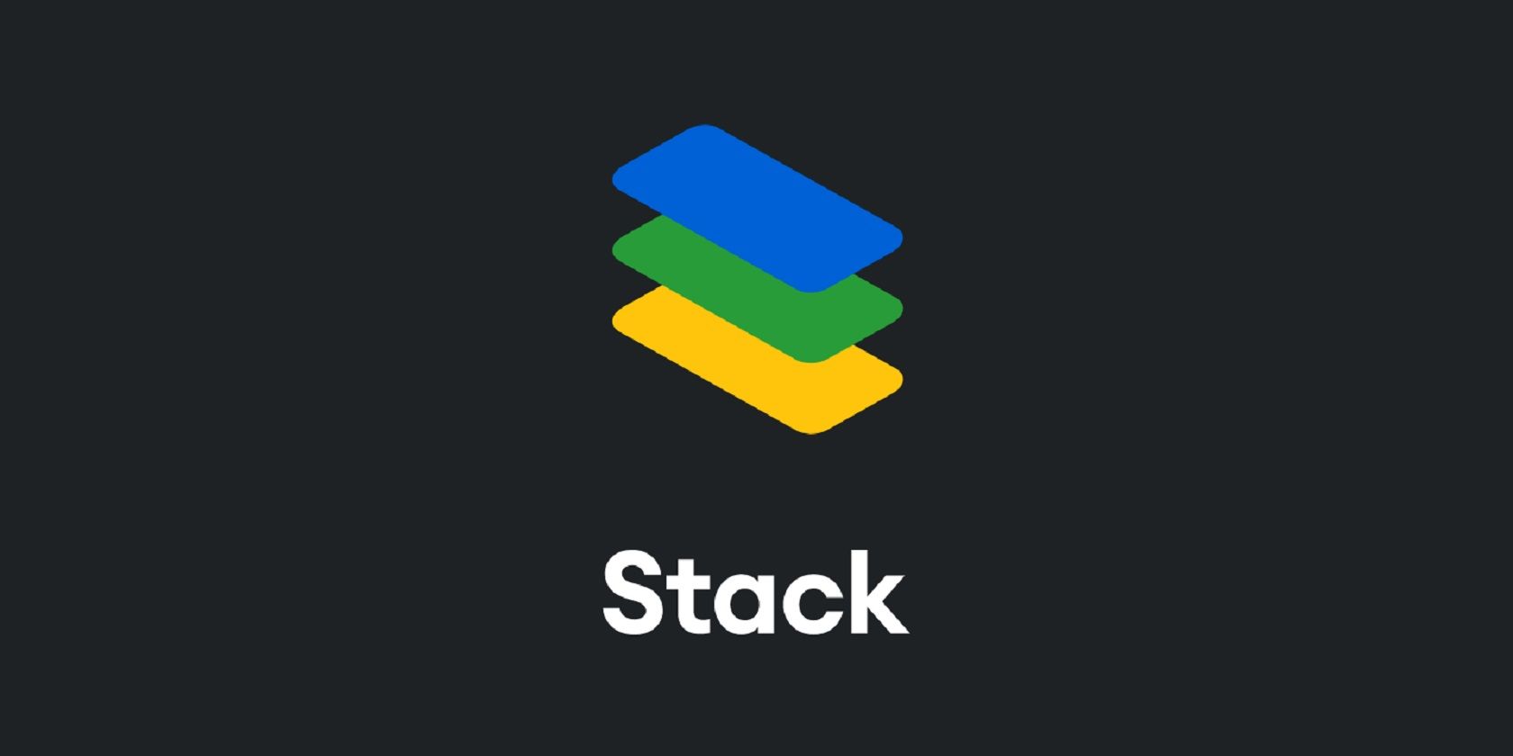 The Google Stack logo against a black background.