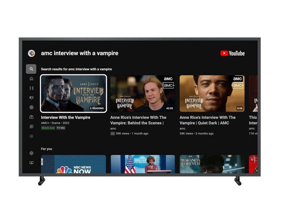 YouTube Primetime Channels on the Youtube smart TV app
