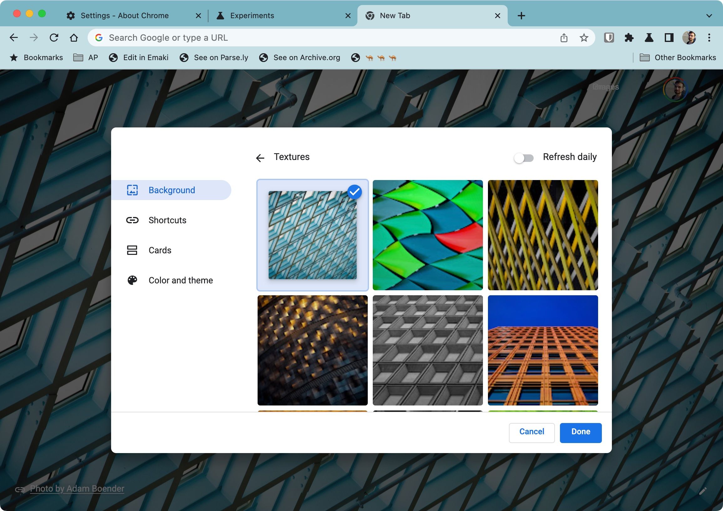 Google Chrome to Get Dynamic Themes From Android