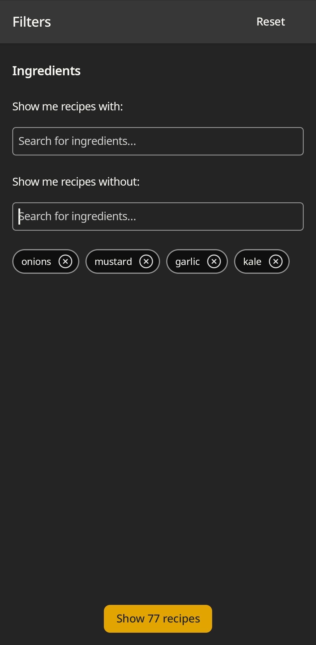 Android recipes app Cookpad