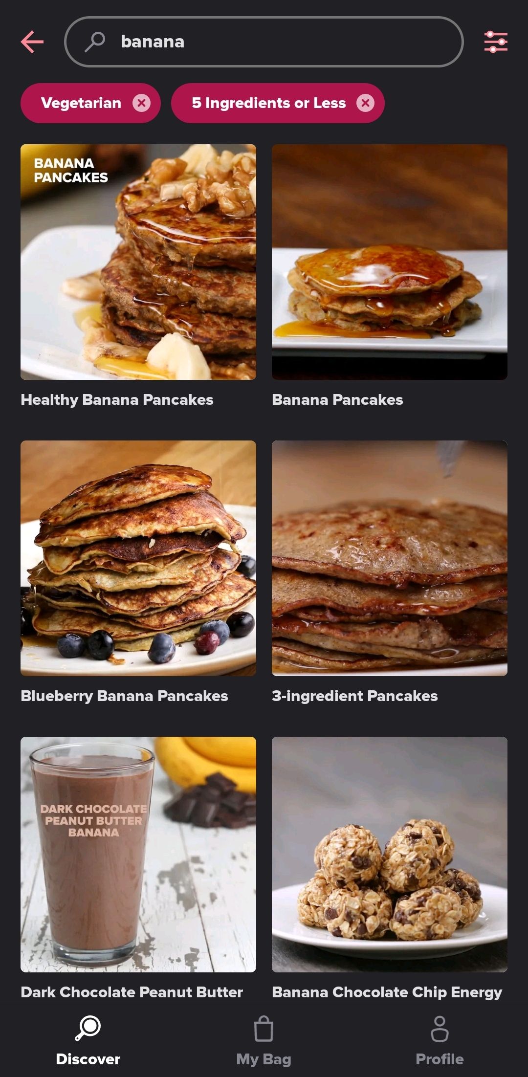 Android recipes app Tasty