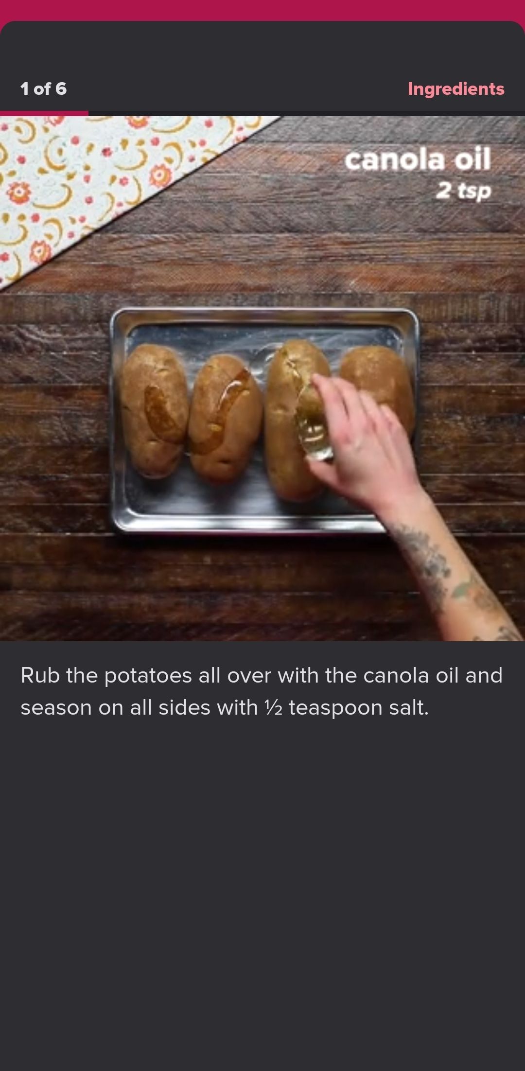 Android recipes app Tasty