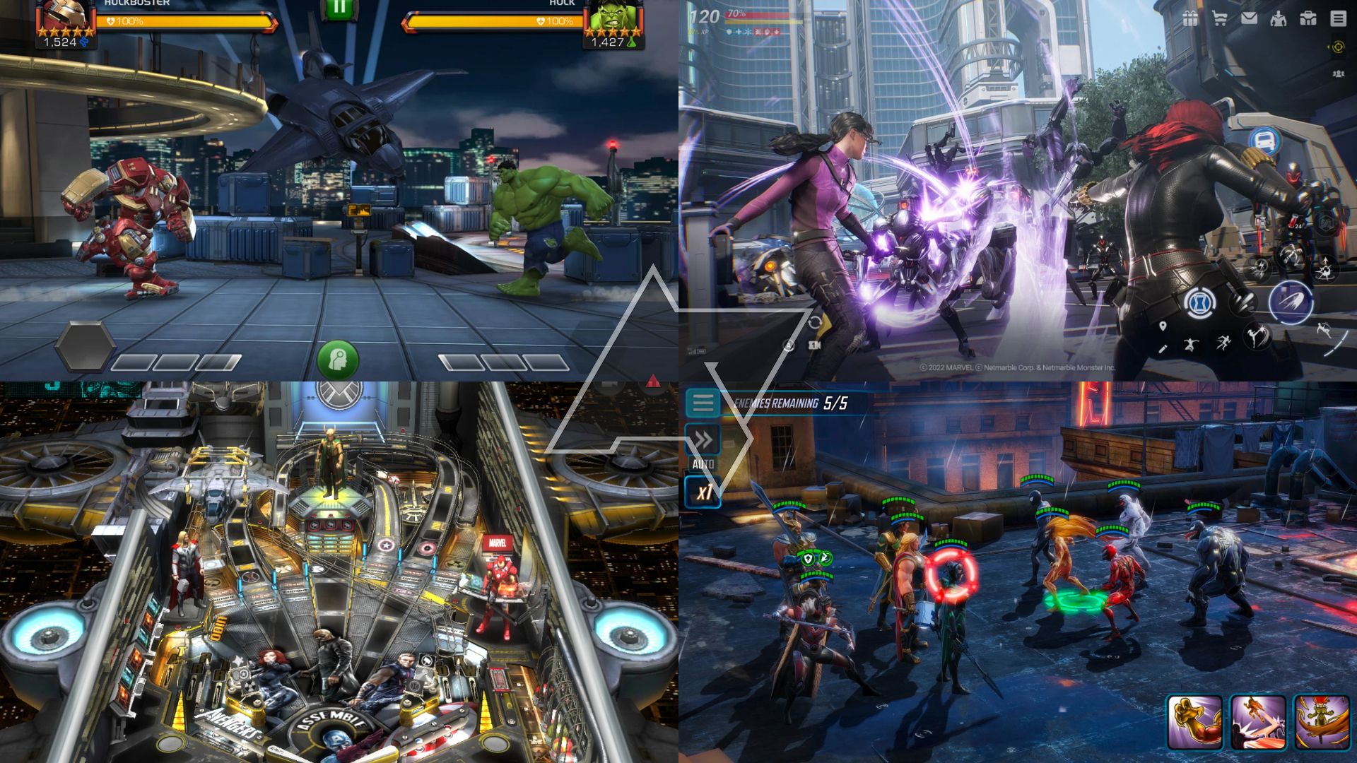 best-marvel-games-android-contest-of-champions-future-revolution-pinball-strike-force-collage