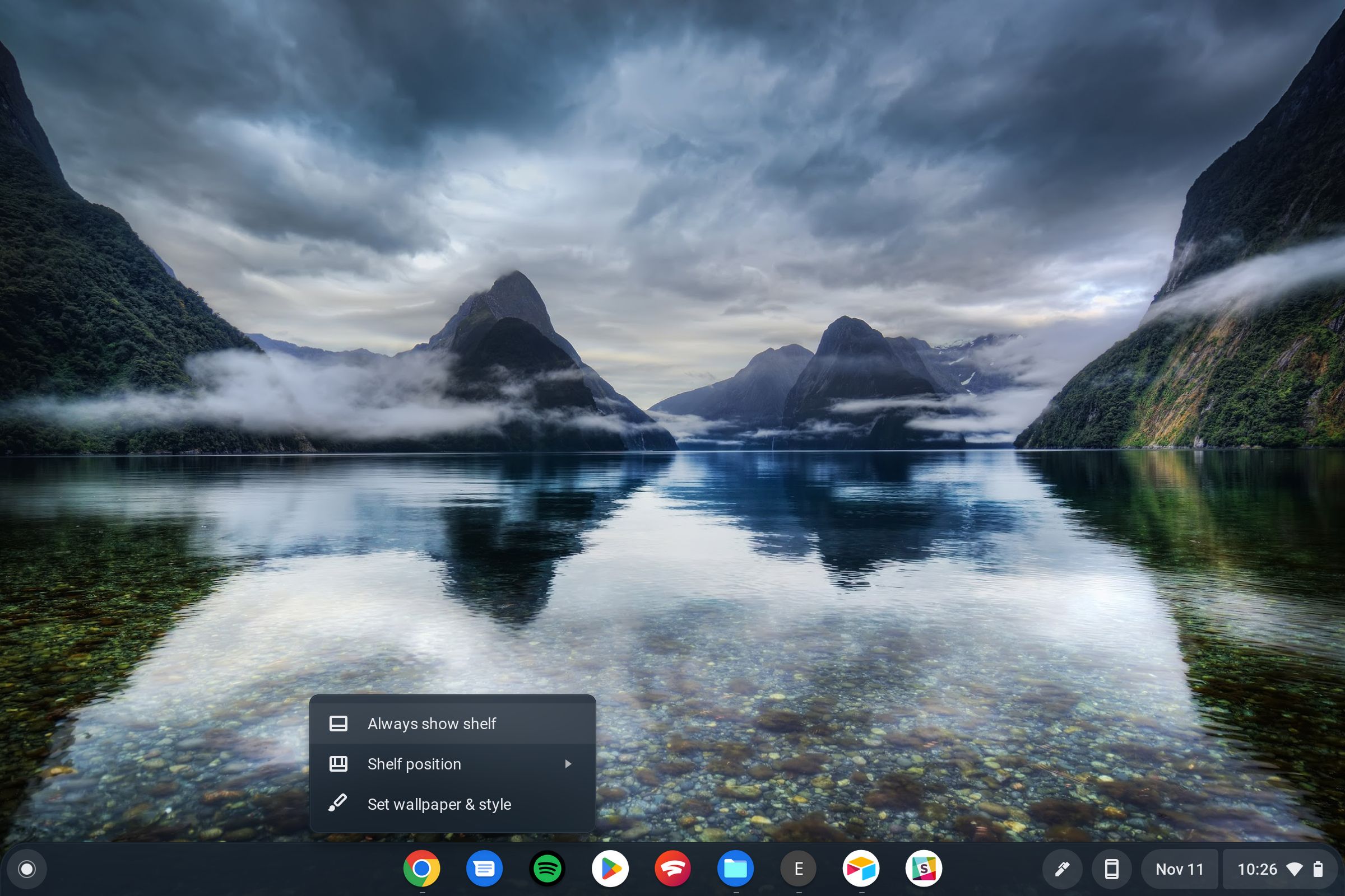 Chromebook シェルフにウェブサイトを追加する方法