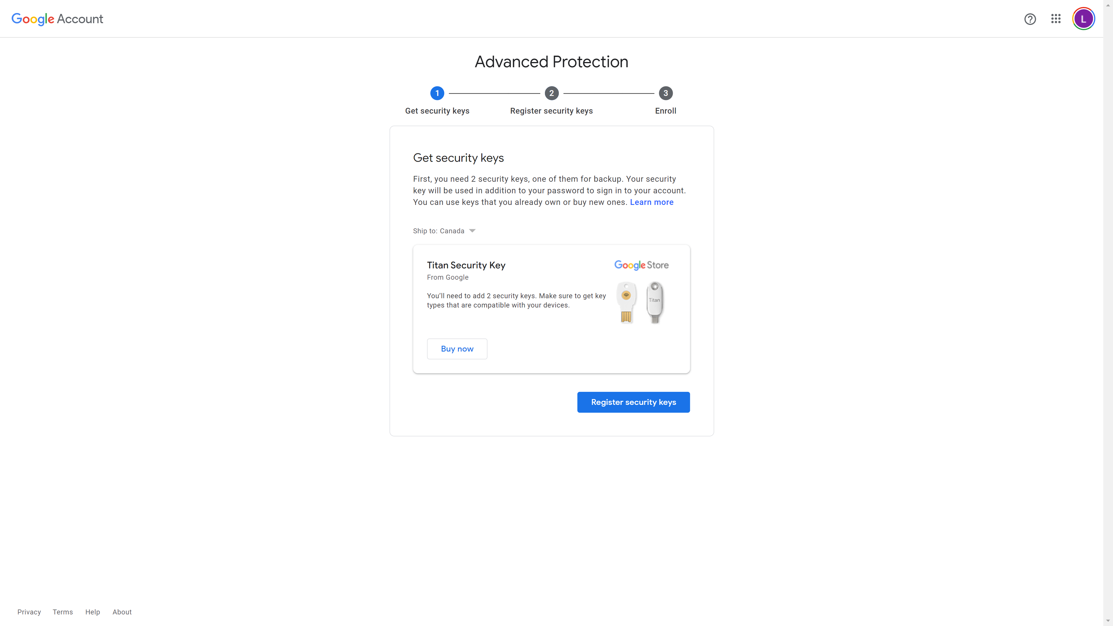 What is the Google Advanced Protection Program?