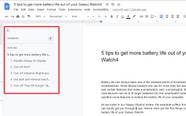 How To Create An Outline In Google Docs